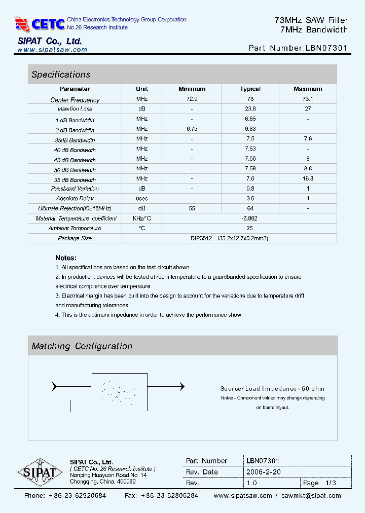 LBN07301_669490.PDF Datasheet