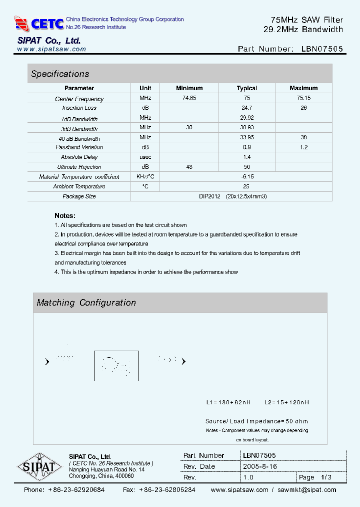 LBN07505_669487.PDF Datasheet