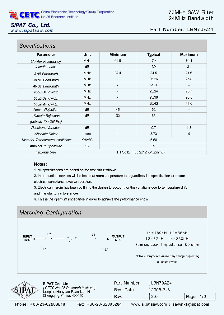 LBN70A24_669435.PDF Datasheet