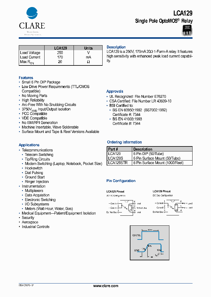 LCA129_634129.PDF Datasheet