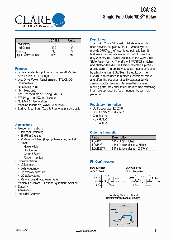 LCA182STR_634104.PDF Datasheet