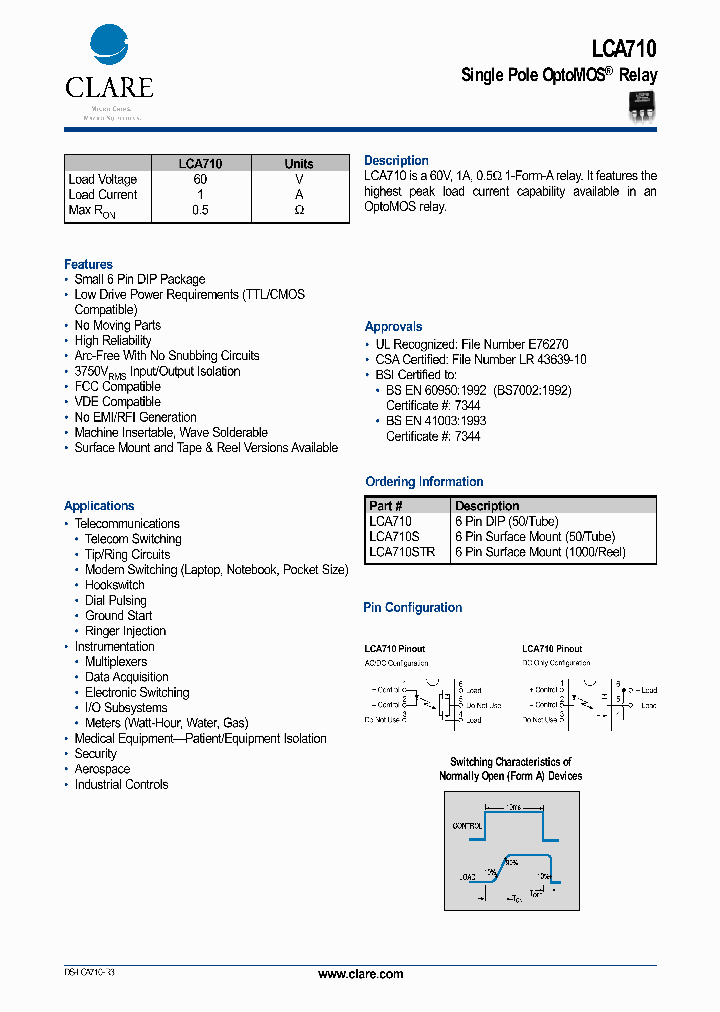 LCA710_634089.PDF Datasheet