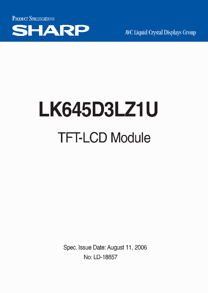 LK645D3LZ1U_669380.PDF Datasheet