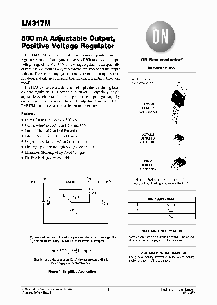 LM317MABDTG_741430.PDF Datasheet