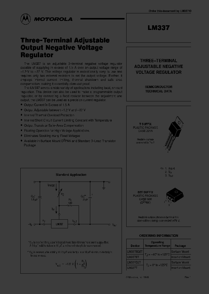 LM337D2TR4_910427.PDF Datasheet