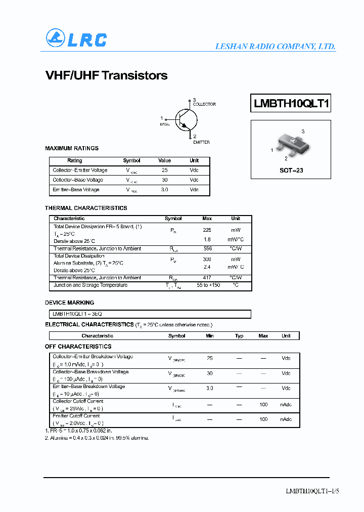 LMBTH10QLT1_736836.PDF Datasheet