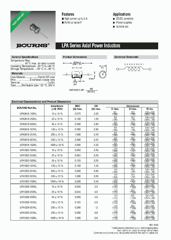 LPA0618-100KL_698898.PDF Datasheet