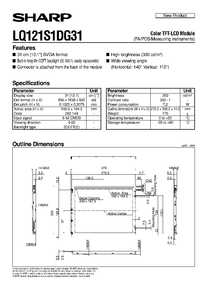 LQ121S1DG31_942796.PDF Datasheet