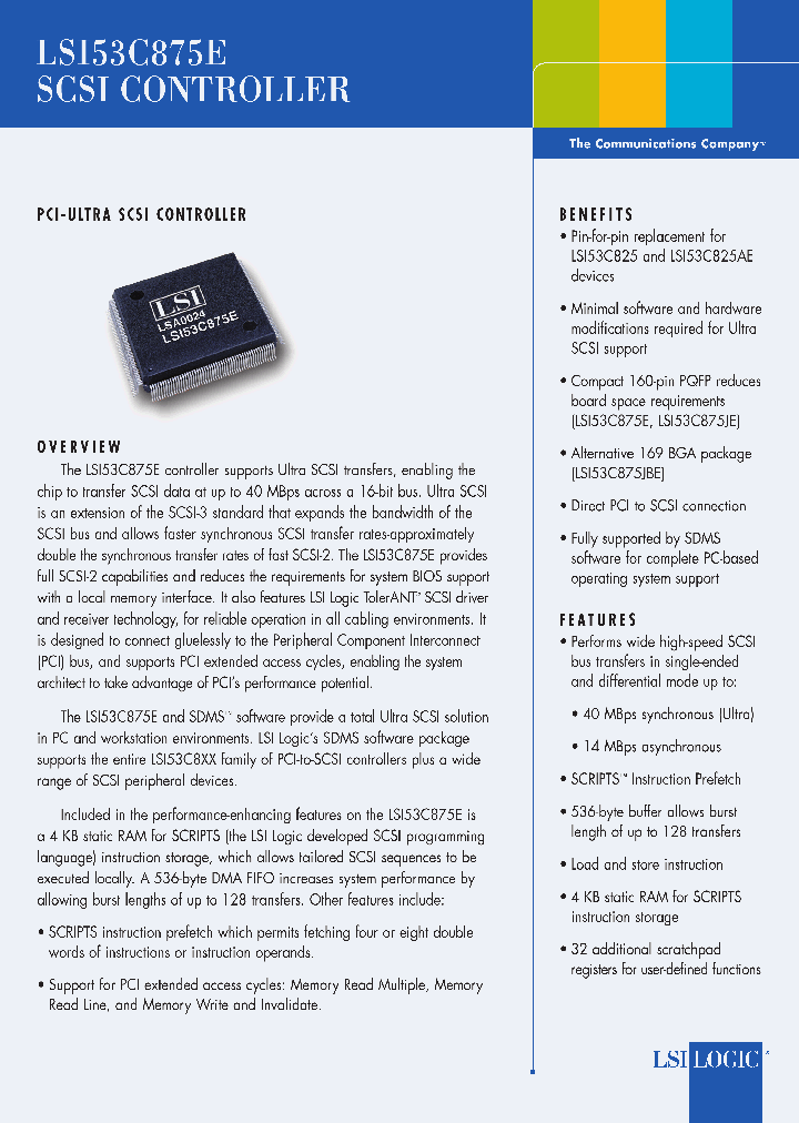 LSI53C875E_716346.PDF Datasheet