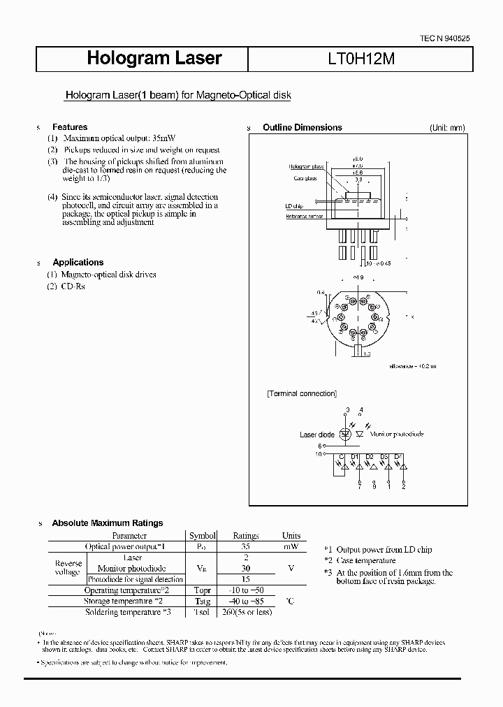 LT0H12M_910133.PDF Datasheet