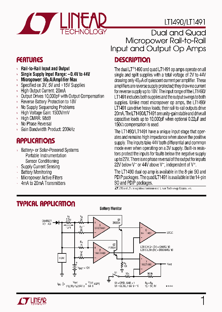 LT1491CS_876014.PDF Datasheet