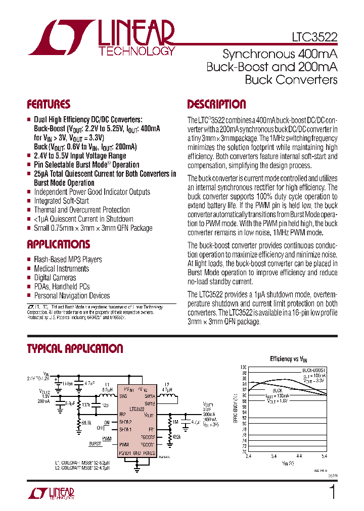 LTC3522_929227.PDF Datasheet