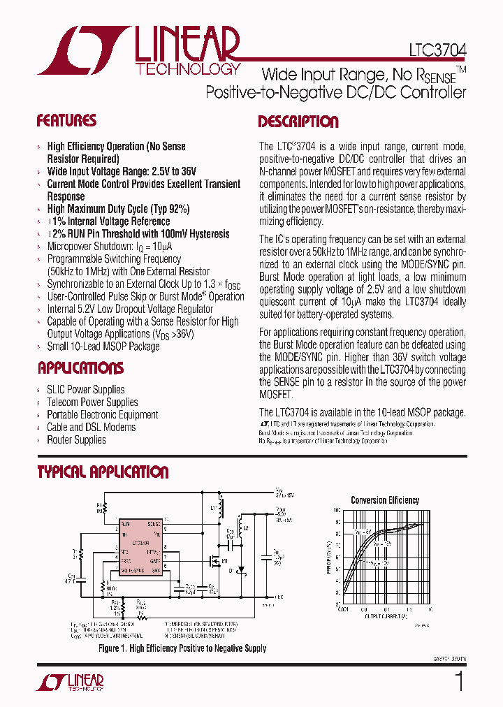 LTC3704EMS_781157.PDF Datasheet