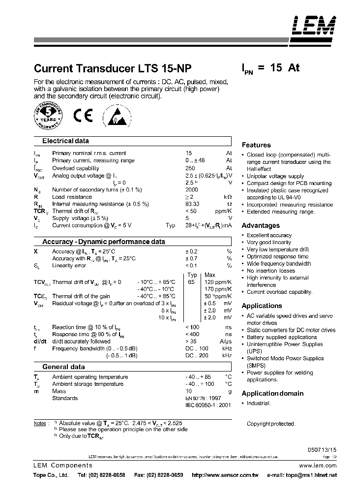 LTS15-NP_740401.PDF Datasheet