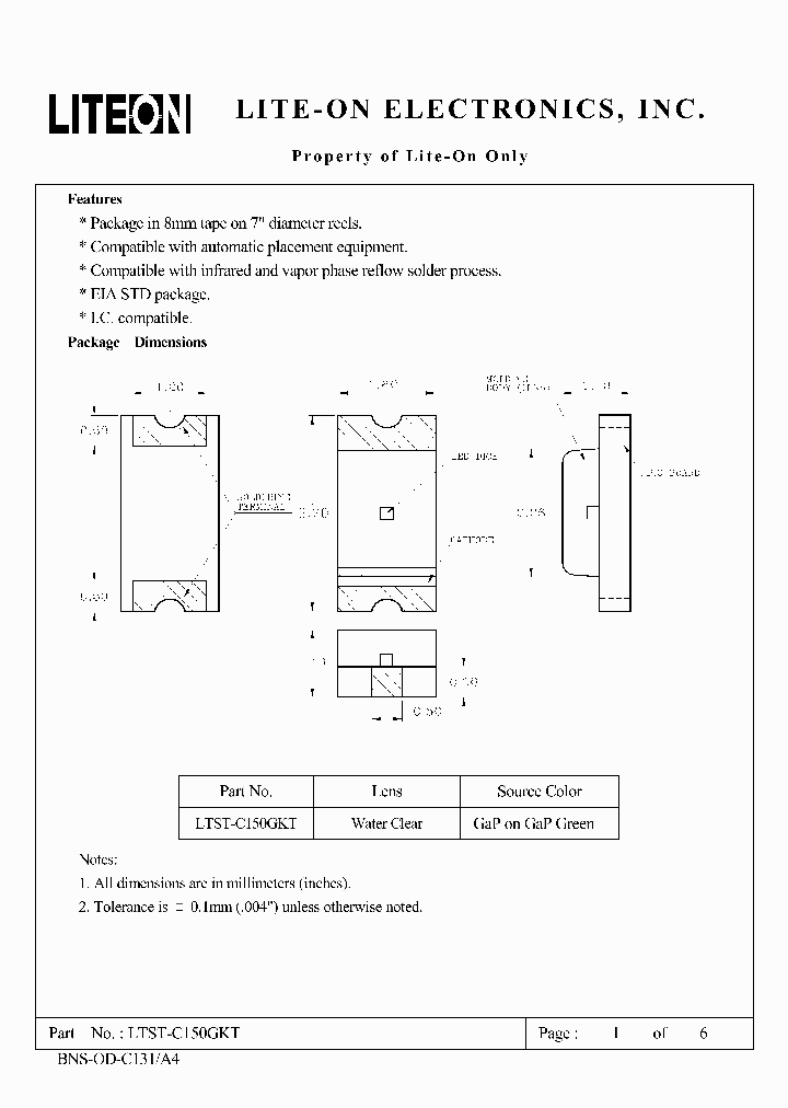 LTST-C150GKT_714443.PDF Datasheet