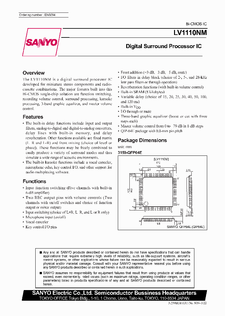 LV1110NM_833262.PDF Datasheet