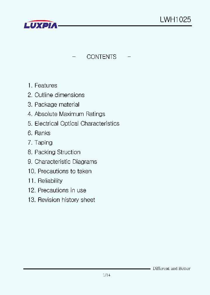 LWH1025_663650.PDF Datasheet