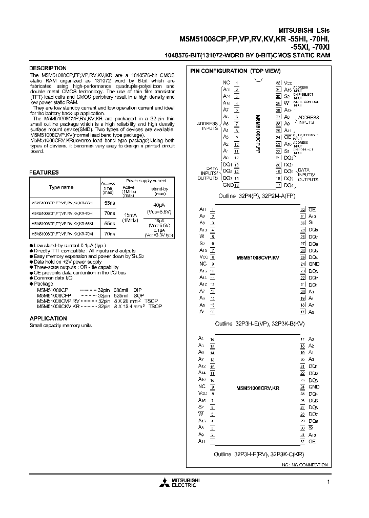 M5M51008CFP-70HI_828552.PDF Datasheet