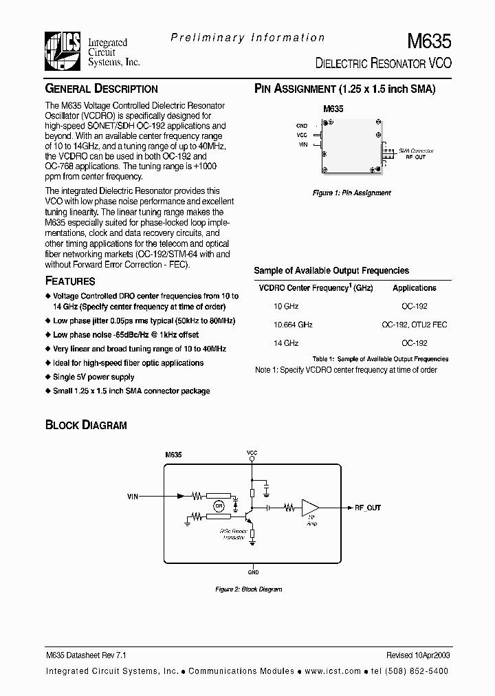 M635-106640_631754.PDF Datasheet