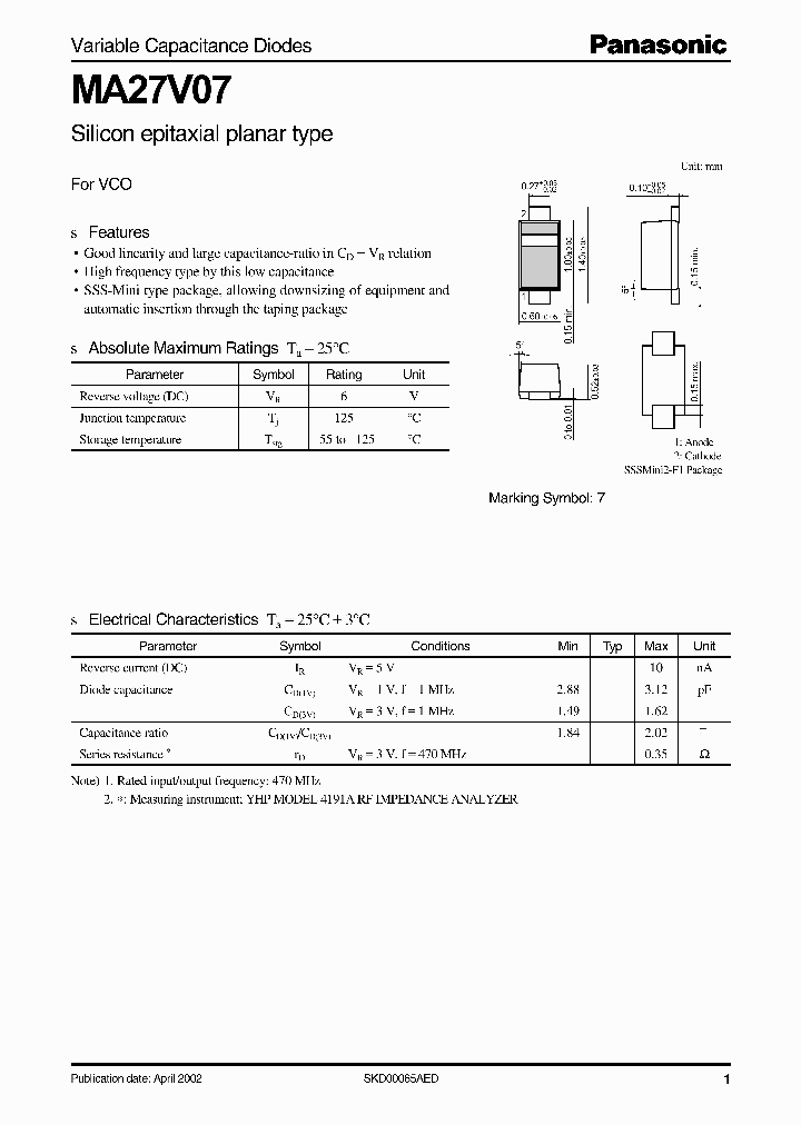MA27V07_701708.PDF Datasheet