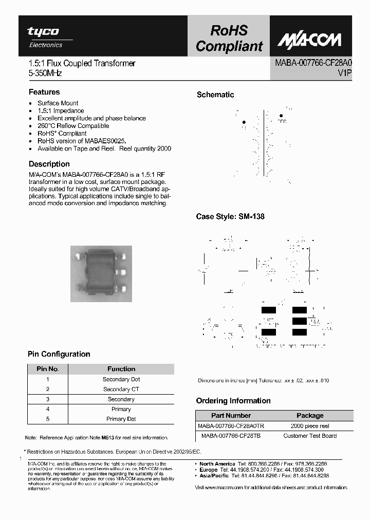 MABA-007766-CF28TB_614464.PDF Datasheet