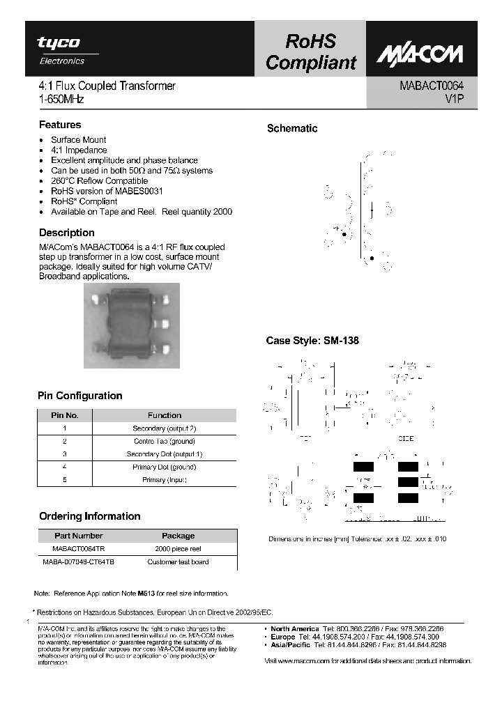 MABACT0064_614318.PDF Datasheet