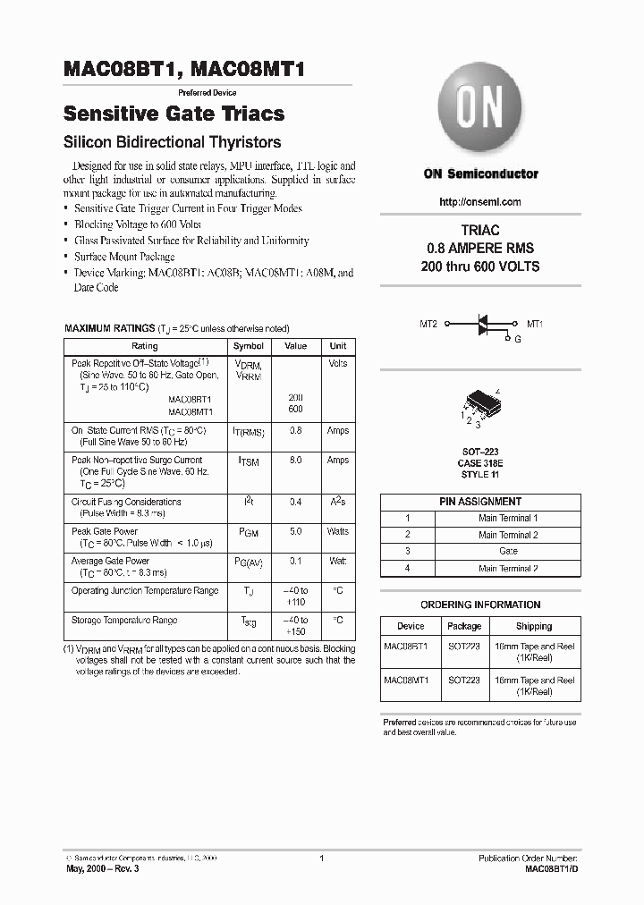 MAC08BT1_807663.PDF Datasheet