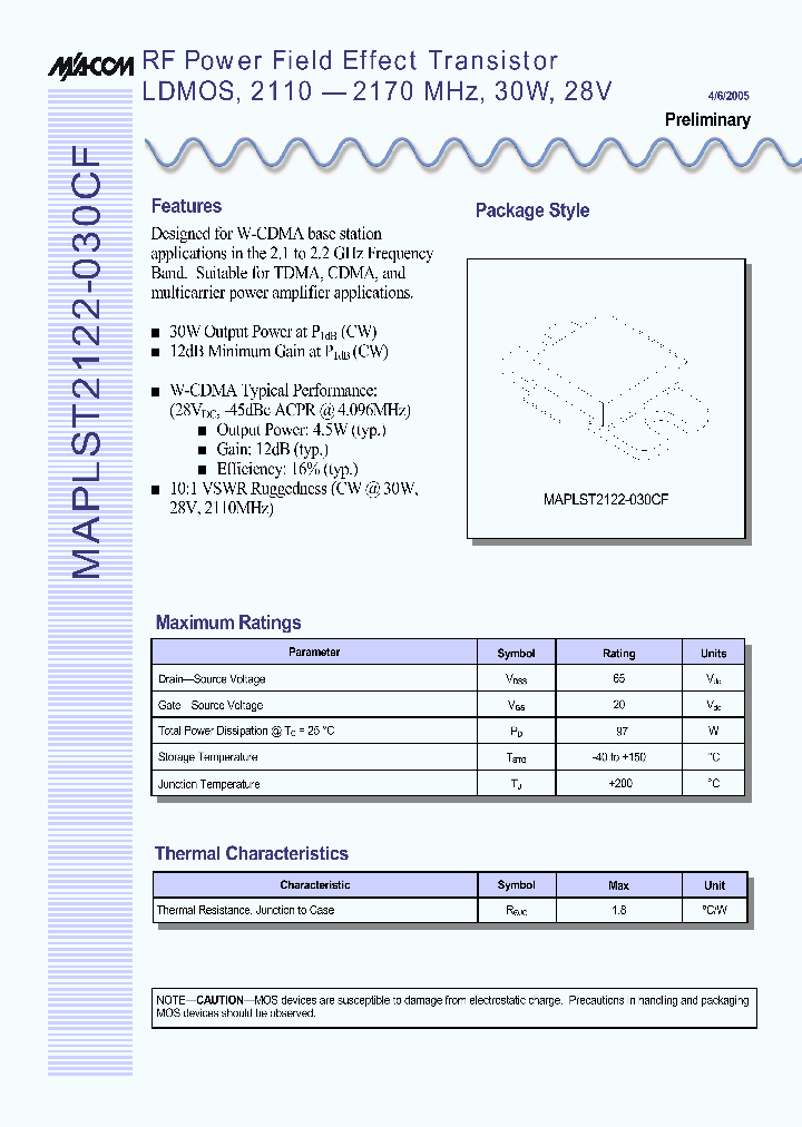MAPLST2122-030CF_614225.PDF Datasheet