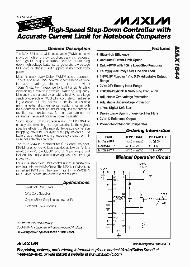 MAX1844EEP_640832.PDF Datasheet