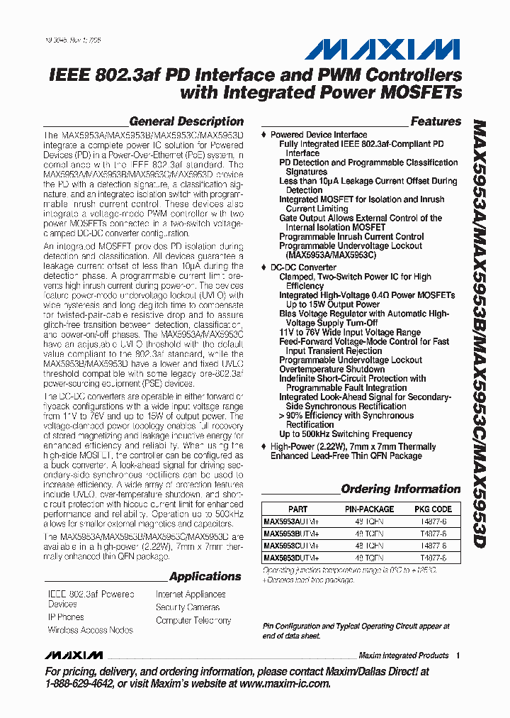 MAX5953A_612961.PDF Datasheet