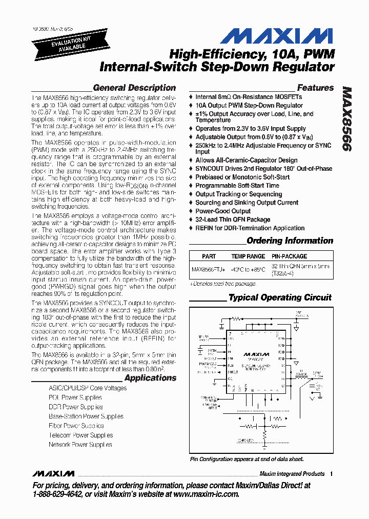 MAX8566ETJ_668360.PDF Datasheet