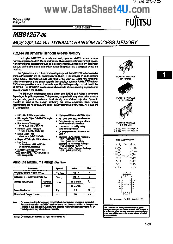 MB81257-80_869716.PDF Datasheet