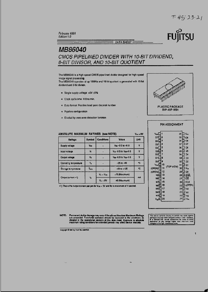 MB86040_792863.PDF Datasheet