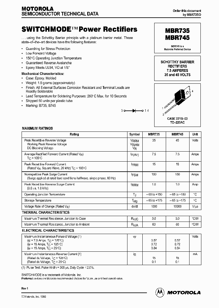MBR735_732080.PDF Datasheet