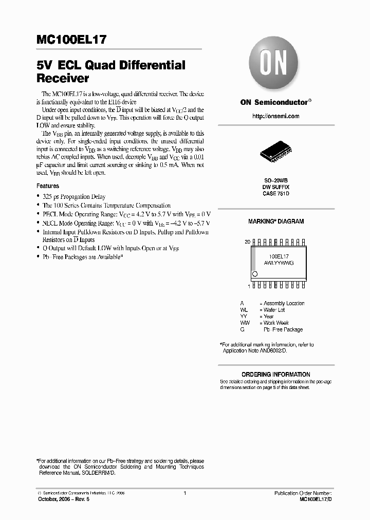 MC100EL17DW_751018.PDF Datasheet