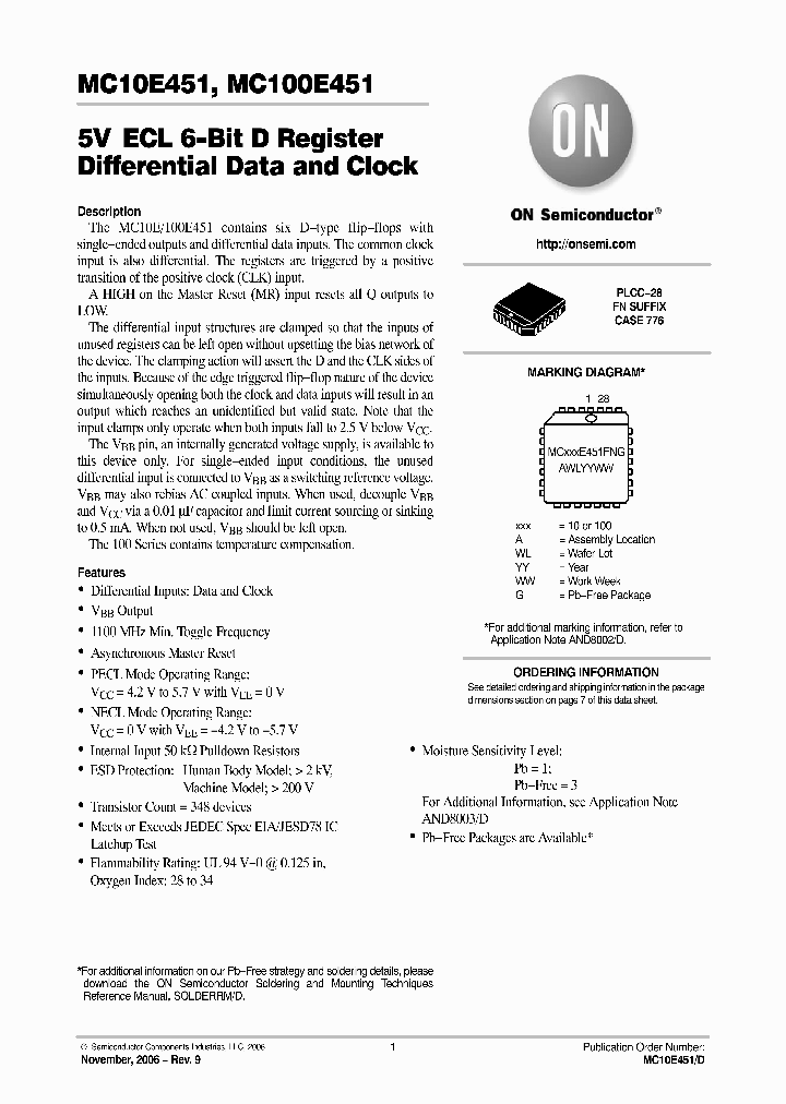 MC100E451FNG_710672.PDF Datasheet