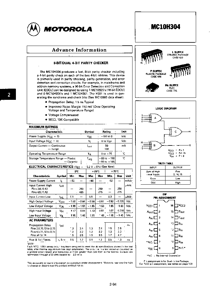MC10H304_879665.PDF Datasheet