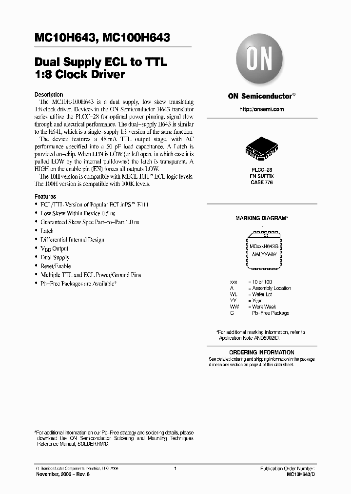 MC10H64306_744289.PDF Datasheet
