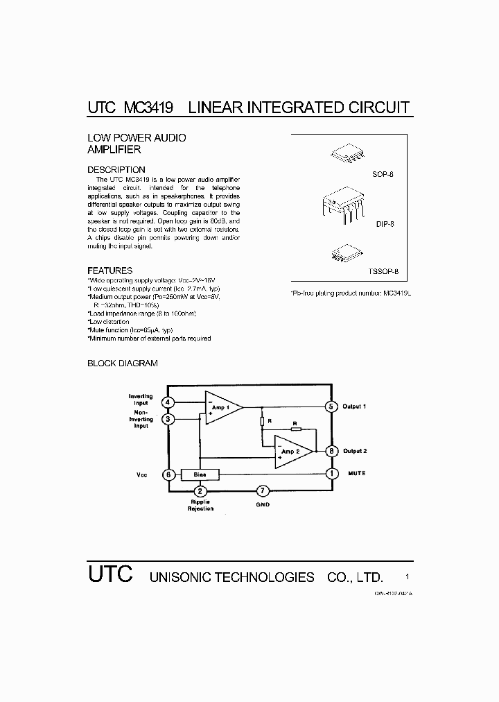 MC3419_610458.PDF Datasheet