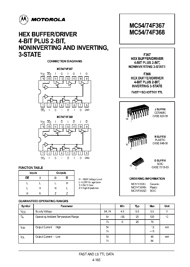 MC54F367_707939.PDF Datasheet