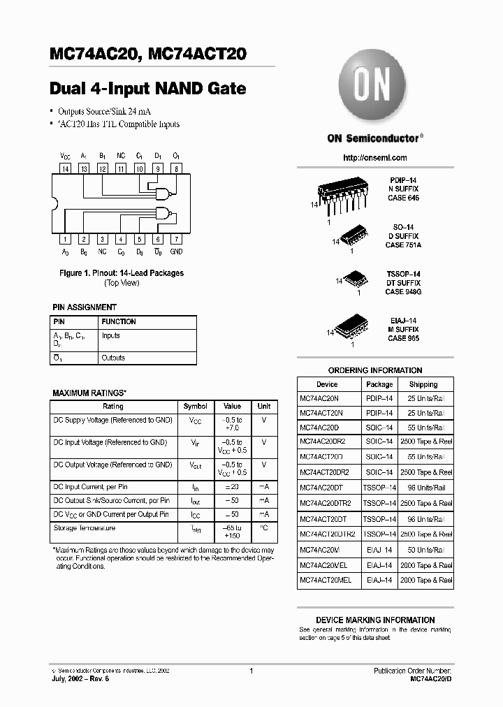 MC74AC20D_676403.PDF Datasheet