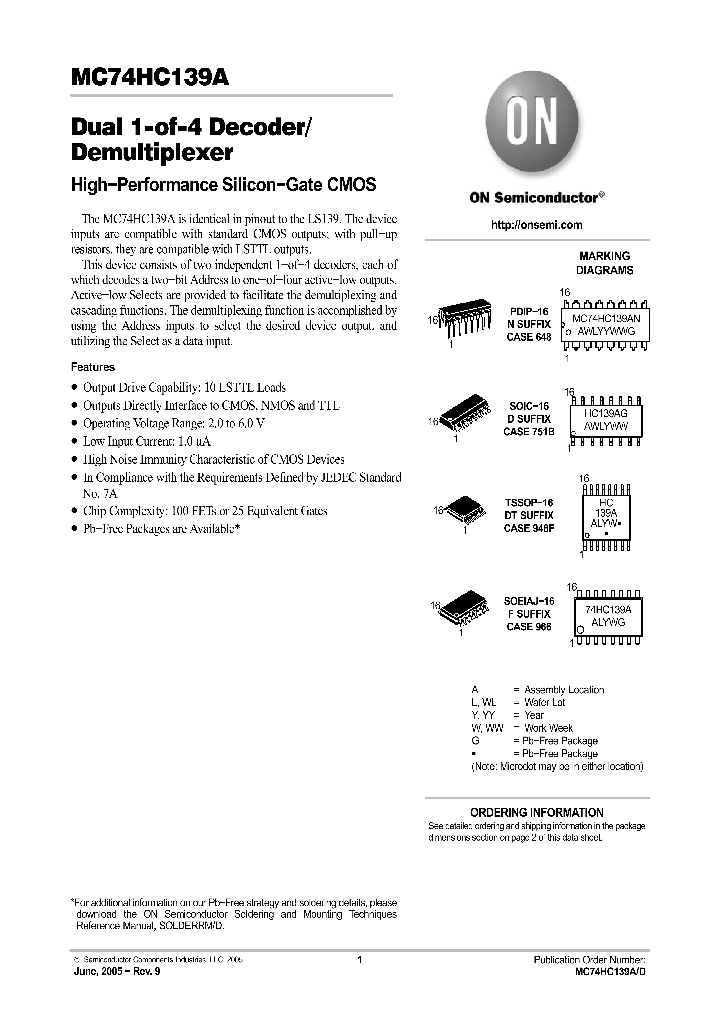 MC74HC139A05_746093.PDF Datasheet