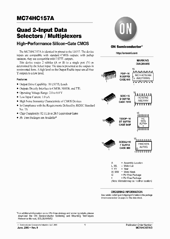 MC74HC157A05_746097.PDF Datasheet
