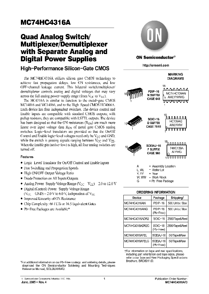 MC74HC4316ADR2_705418.PDF Datasheet