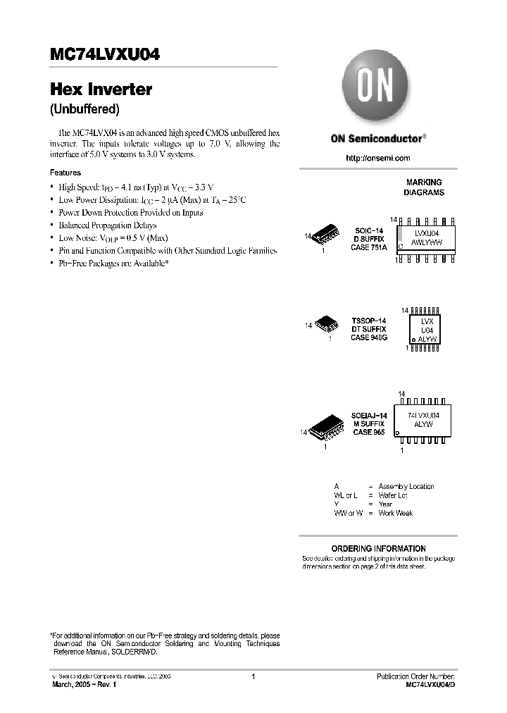 MC74LVXU04_750040.PDF Datasheet