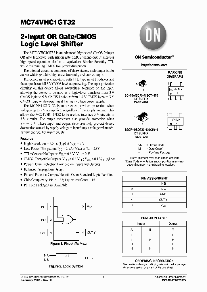 M74VHC1GT32DFT1G_749973.PDF Datasheet