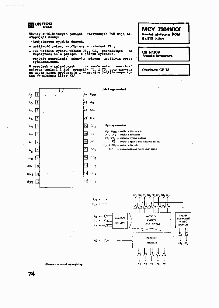 MCY7304NXX_663557.PDF Datasheet