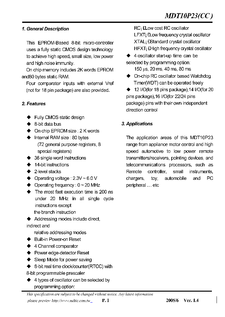 MDT10P23CC_775354.PDF Datasheet