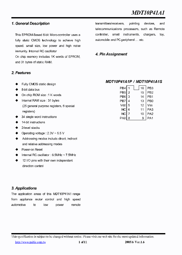 MDT10P41A1_775355.PDF Datasheet