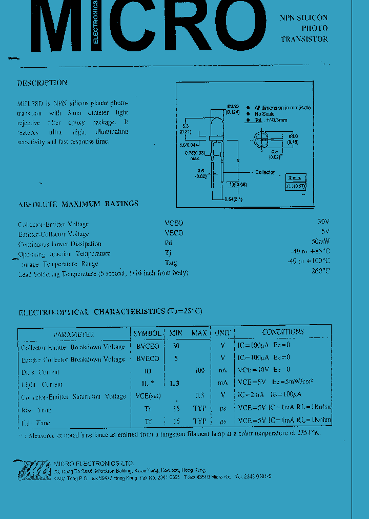 MEL78D_839354.PDF Datasheet